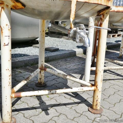 600 liter tank gemaakt van V2A  