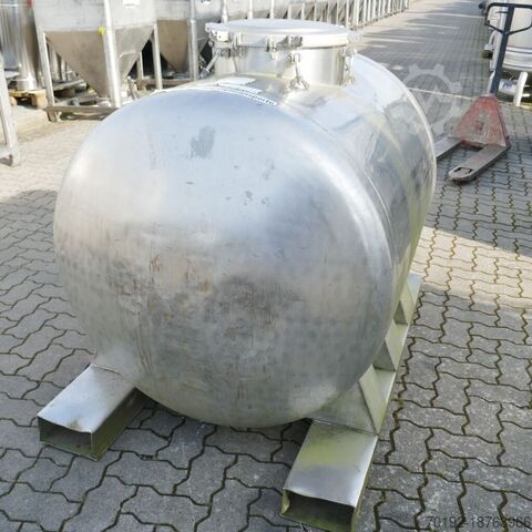1000 liter tank gemaakt van V2A  