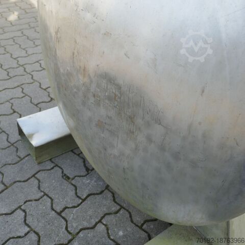 1000 liter tank gemaakt van V2A  