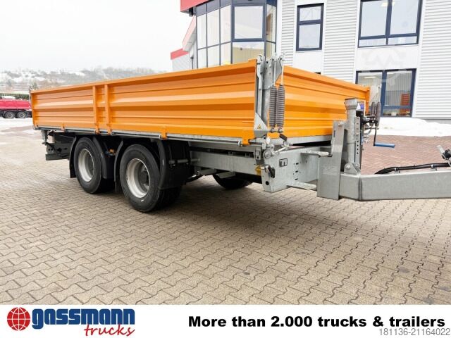 Three-way tipper trailer  DTD 18 Schwebheim, Rampenschacht, Verzinkt