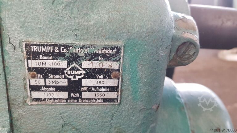 Rettificatrice per alberi+attacco per rettifica a nastro TRUMPF TUM 1000