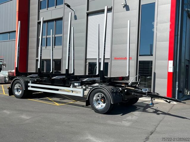 Timber transporter PAVIC HTA 20 66Z 2-Achs Kurzholz Anhänger ALCOA HTA 2...