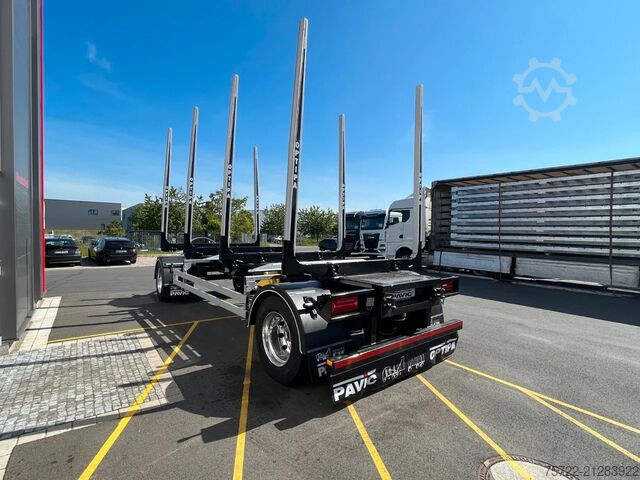 Timber transporter PAVIC HTA 20 66Z 2-Achs Kurzholz Anhänger ALCOA HTA 2...