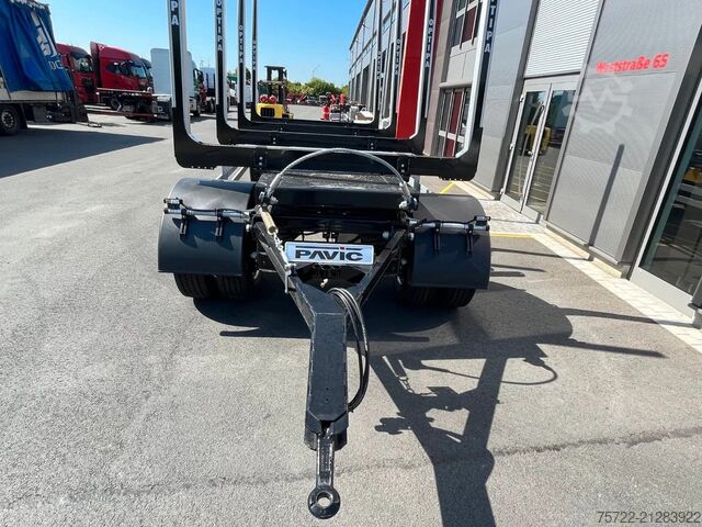 Timber transporter PAVIC HTA 20 66Z 2-Achs Kurzholz Anhänger ALCOA HTA 2...