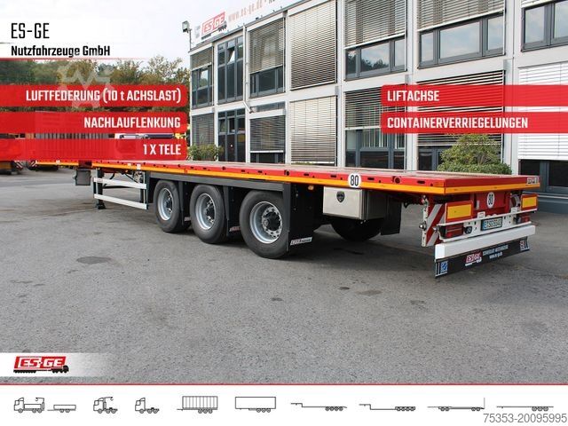 Werkplatform oplegger FAYMONVILLE MAX Trailer MAX200 Telesattel