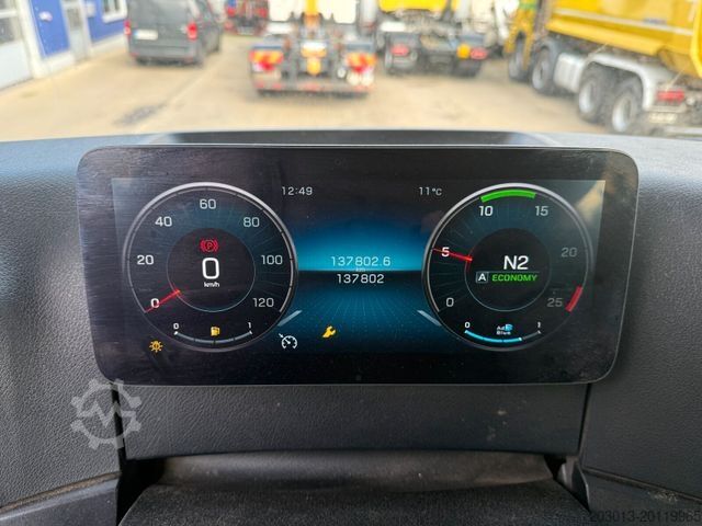 Autocamion cu cârlig pentru containere MERCEDES-BENZ Arocs 3246 8x4 Abrollkipper Kran Palfinger 19001