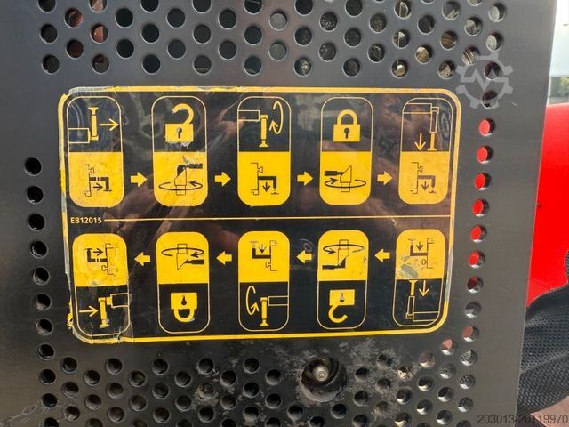 Macara montată pe camion MERCEDES-BENZ Arocs 3246 8x4 Abrollkipper Kran Palfinger 19001