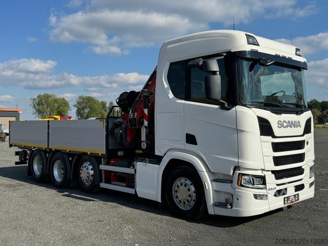 Γερανός τοποθετημένος σε φορτηγό SCANIA R540 8x2/4 Pritsche mit Kran FASSI F365