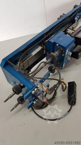 Elektromos kettős csavarhúzó egység automatikus előtolással és pneumatikus dupla lökettel; csavarhúz BÖLLHOFF / BOSCH REXROTH UVS-100-2-R-E / EC302 SZ3 /