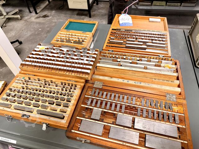 Lote de caixas de medida final Gauge Box 