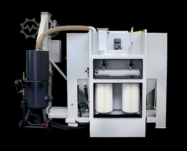 Straalcabines recirculatie- en filtersysteem MM 2010 Druckstrahlkabine Integrierter Patronenfilter