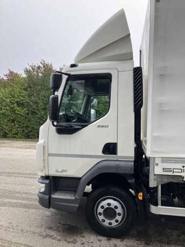Φορτηγό πλατφόρμα με μουσαμά DAF FA LF 260 12t Spier Pritsche Plane LBW