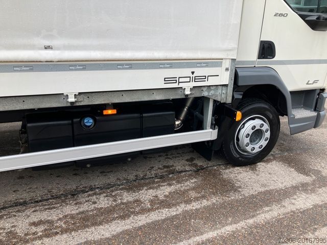 Φορτηγό πλατφόρμα με μουσαμά DAF FA LF 260 12t Spier Pritsche Plane LBW
