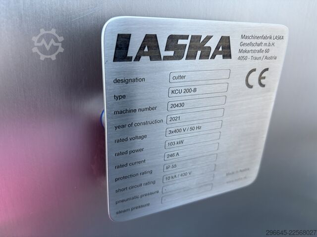 Macchina per la lavorazione della carne LASKA Bowl Cutter LASKA KCU 200