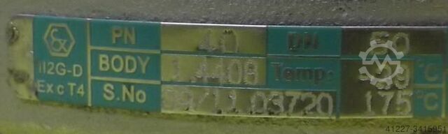 Gate valve with stainless steel flange connection Kingdom Flow Control DN50 PN40