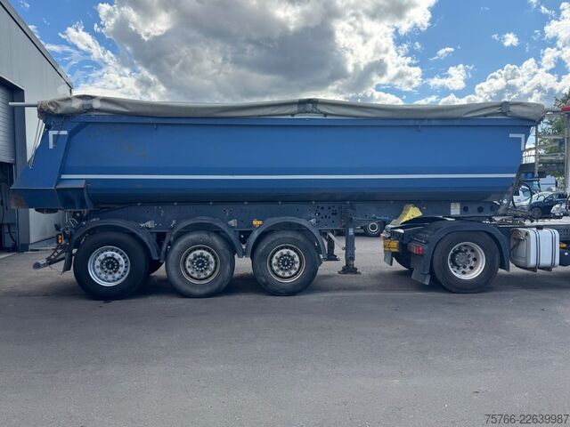 Semiremorcă basculantă SCHMITZ CARGOBULL SGF S3 / STAHLMULDE / SCHEIBE / PLANE