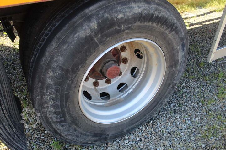 Remolque abierto bartoletti rimorchio cassona sponde 2assi usato