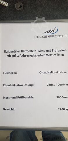 Hartgesteinsmessbalken Ölze / Helios Messbalken