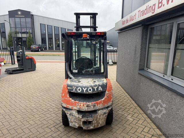 Toyota 02-8FDF25 duplex 450, sidoskift, 2012, 7 400 timmar, DIESEL TOYOTA 02-8FDF25 duplo450 sideshift 2012 7400uur DIESEL
