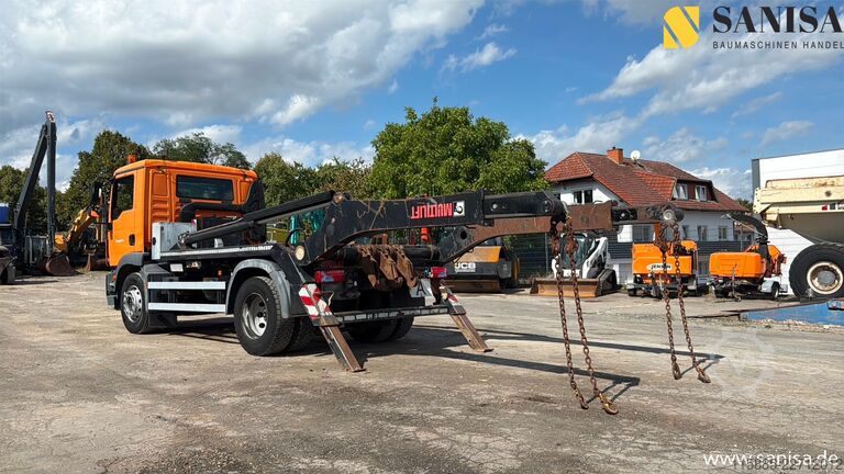 Furgão basculante de depósito MAN TGM 18.320/HIAB FTR12/Funk/Tele/Klima
