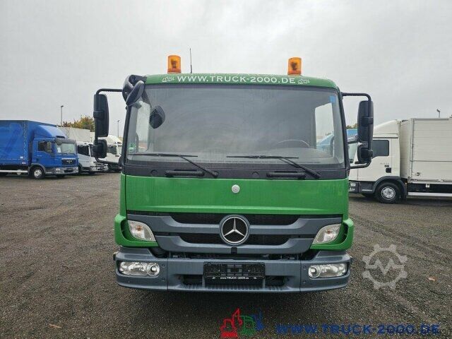 Pick-up skåpbil Mercedes-Benz Atego 813 6.2m Pritsche LBW 3Sitze NUR 48Tkm