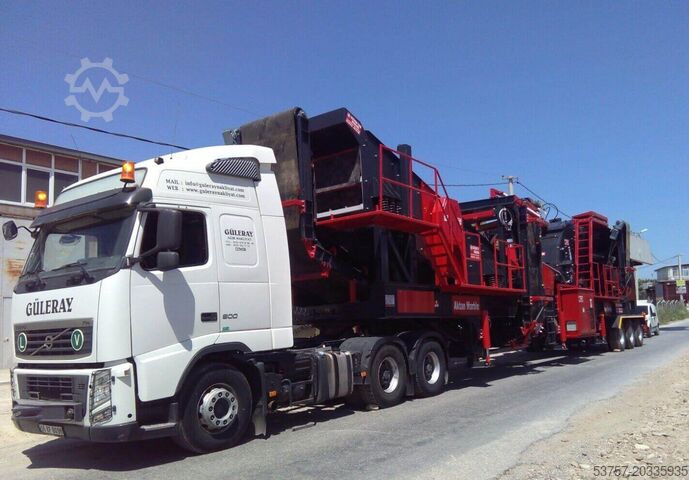 Kırma ekipmanı / mobil kırıcı tesisi Constmach Mobile Crusher Plant 300 TPH Mobile Limestone Crushing Plant
