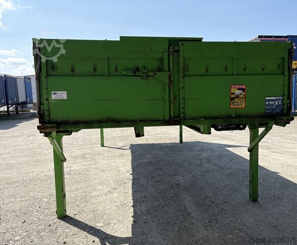 Intercambiabile con pianaleWechselbrücke con piattaforma Krone Baustoff 7,45 Multilockrahmen Türen