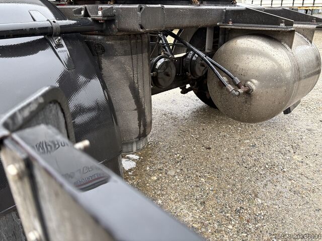 Chassis til udskiftning af trailer Schwarzmüller Verzinkt+Breitreifen+lange Federbälge