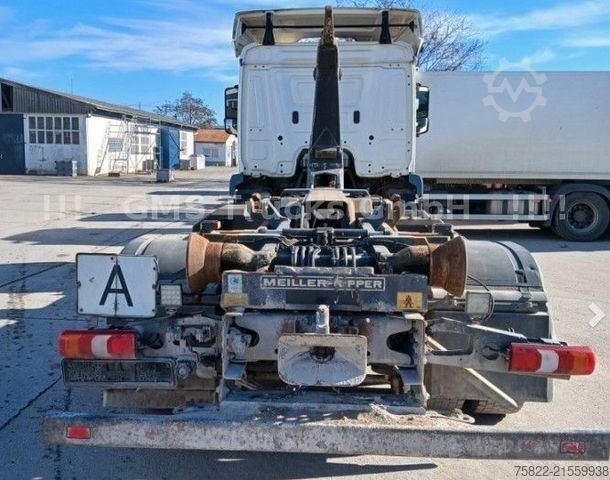 Abrollkipper MERCEDES-BENZ Antos Actros 1843 / Meiller Knick / NUR130km