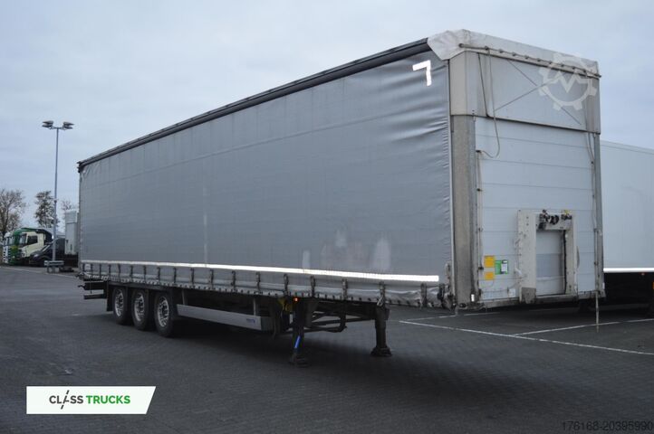 Open semitrailer with tarp SCHMITZ CARGOBULL SCS24/L Varios