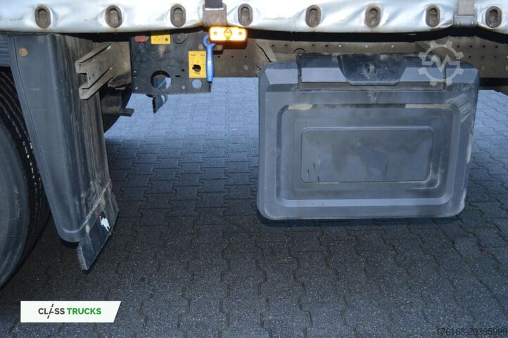 Open semitrailer with tarp SCHMITZ CARGOBULL SCS24/L Varios