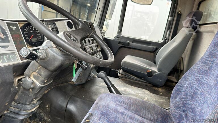 3-zijdenkipper MAN 41.414 (6 CYLINDER / STEEL SUSP. / LAMES / BIG ...