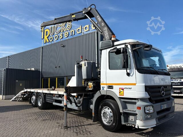 Autotransporter Mercedes-Benz Actros 2632 + FASSI F210--2X EXT. + REMOTE + HY...