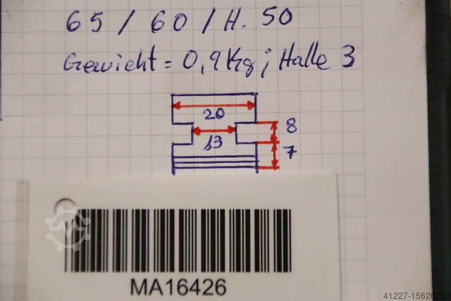 Interchangeable jaws unbekannt Breite 20 mm