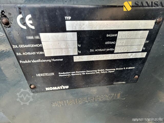 Yükleyici Komatsu WA 320PZ-6/Schaufel/SW/Motor qualmt