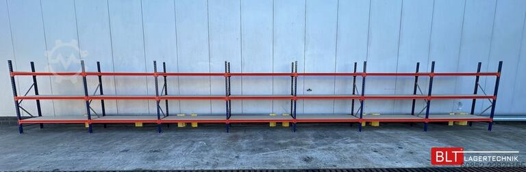 Scaffalatura portapallet a campata larga ca. 28,55 lfm. Weitspannregale H: 200 cm T: 60 cm , 400 kg Fachlast , 3 Ebenen
