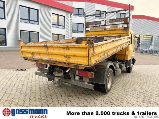 Kiepwagen bestelauto MAN LE 8.180 4X2 BB Doka, 2x AHK