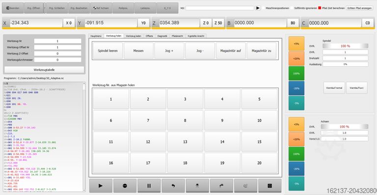 3- do 5-osiowe centrum obróbcze HSC AMT____ HSC 544HP