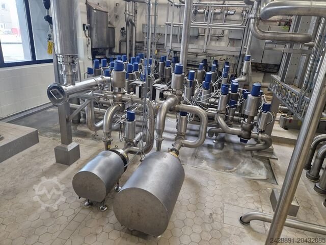 Estación de recepción de leche | colector, bombas Alfa Laval LKH-50, LKH PRIME 40,  LKLA-T NC, Unique