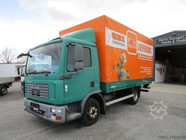 Curtain sider van MAN TGL 8.210 BL *KLIMA+LBW+4,55m+Modell 2009*