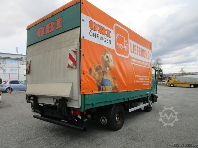 Curtain sider van MAN TGL 8.210 BL *KLIMA+LBW+4,55m+Modell 2009*