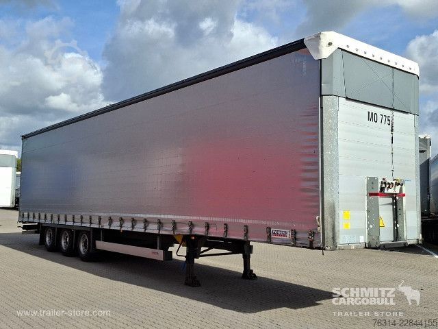 Åben sættevogn med presenning Schmitz Cargobull Curtainsider Mega Getränke