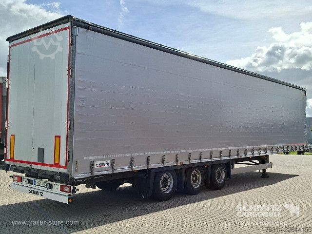 Åben sættevogn med presenning Schmitz Cargobull Curtainsider Mega Getränke