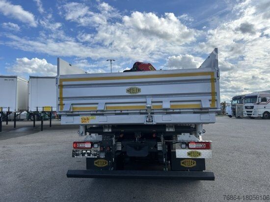 Trostrani kiperski kamion VOLVO FH 500 3-SEITEN MEILLER KIPPER MIT PALFINGER PK22002EH, RETARDER,