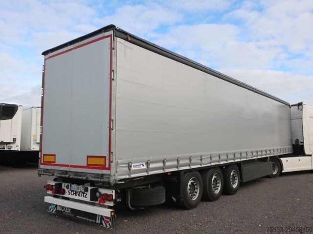 Semirremolque abierto con toldo Schmitz SCS 24 Liftachse P-Kasten Getränkezertifikat