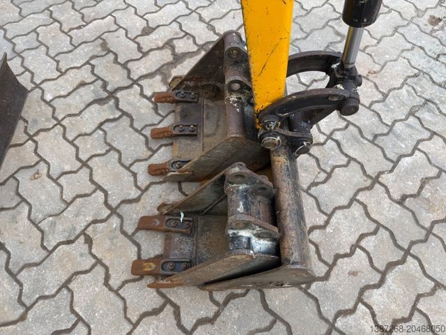 Minigraafmachine JCB 8008 CTS, 2021 BJ, 985BH, 3 x Löffel