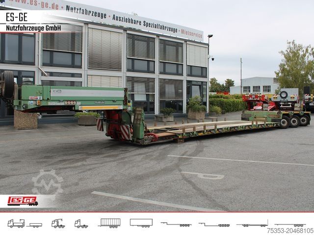 Dieplader oplegger GOLDHOFER 3-Achs-Tiefbett 3x12 t