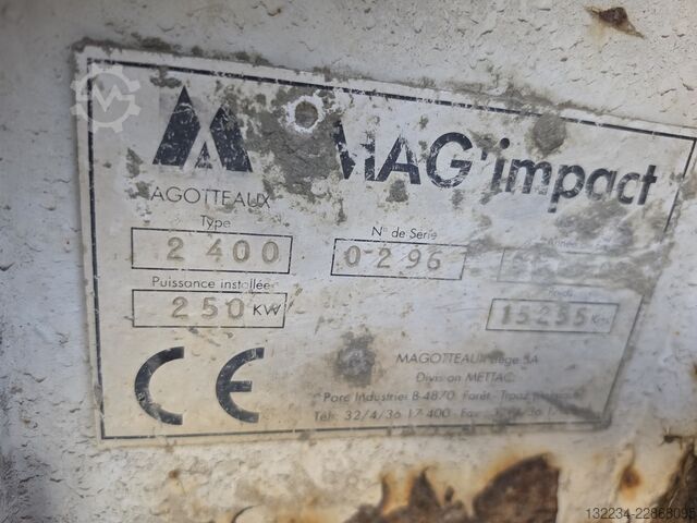 Mag Impact 2400 VSI crusher Magotteaux Mag Impact 2400