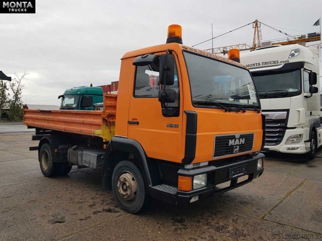 Tre-vejs tippevogn MAN L 2000 Dreiseitenkipper 10.153, AHK,3 Sitzer