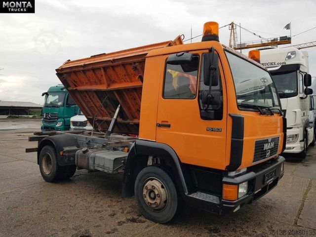 Tre-vejs tippevogn MAN L 2000 Dreiseitenkipper 10.153, AHK,3 Sitzer